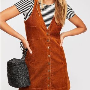 Free People Rolling Thunder Corduroy Dress